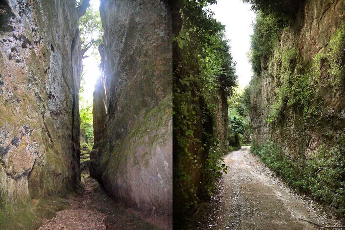 Via Cava: os caminhos escavados na Toscana por civilizaes pr-romanas