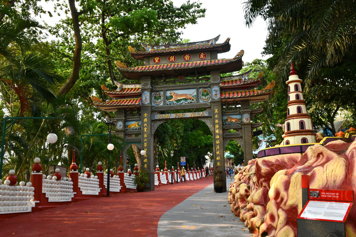 Vila Haw Par, um parque temático que mostra uma versão budista do Inferno