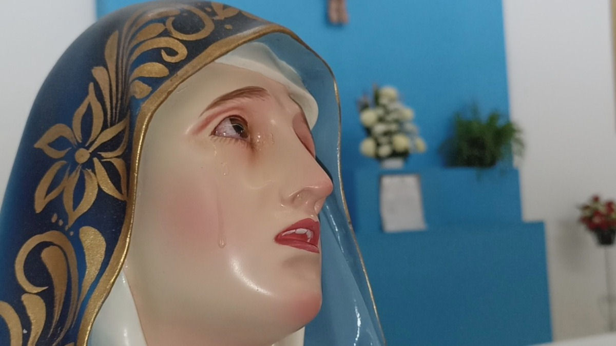 Virgem das Dores chora em Colima, México, relatam visitantes