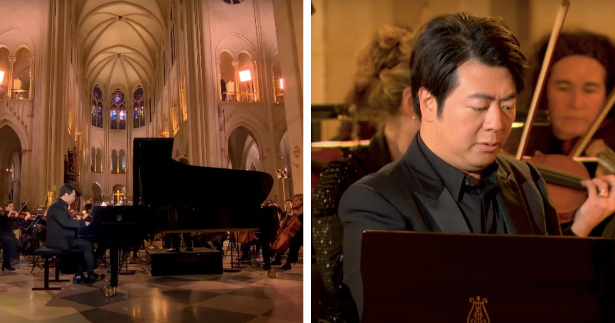 Assista  apresentao de tirar o flego do famoso pianista Lang Lang na Notre-Dame