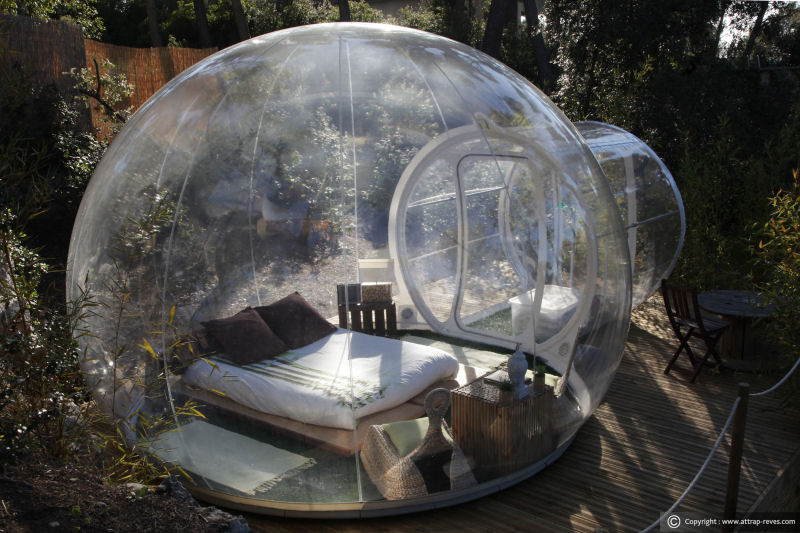 Esta tenda em forma de bolha transparente permite desfrutar da natureza como nunca 06