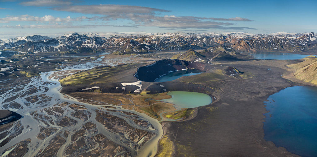 Fotos aéreas espetaculares de rios vulcânicos da Islândia 09