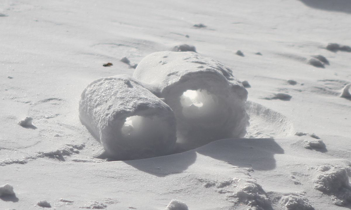 Rolos de neve, o raro fenmeno meteorolgico que cria esculturas naturais 10