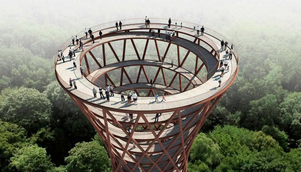 Torre de observao na Dinamarca permitir que os visitantes vejam a floresta de uma perspectiva nica 10