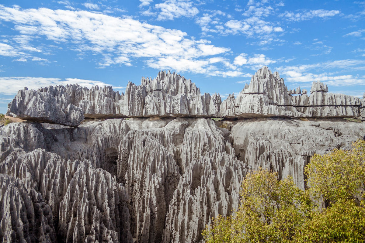 As formações fabulosas do Parque Nacional Tsingy de Bemaraha, em Madagascar