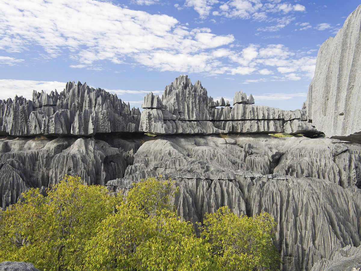 As formações fabulosas do Parque Nacional Tsingy de Bemaraha, em Madagascar