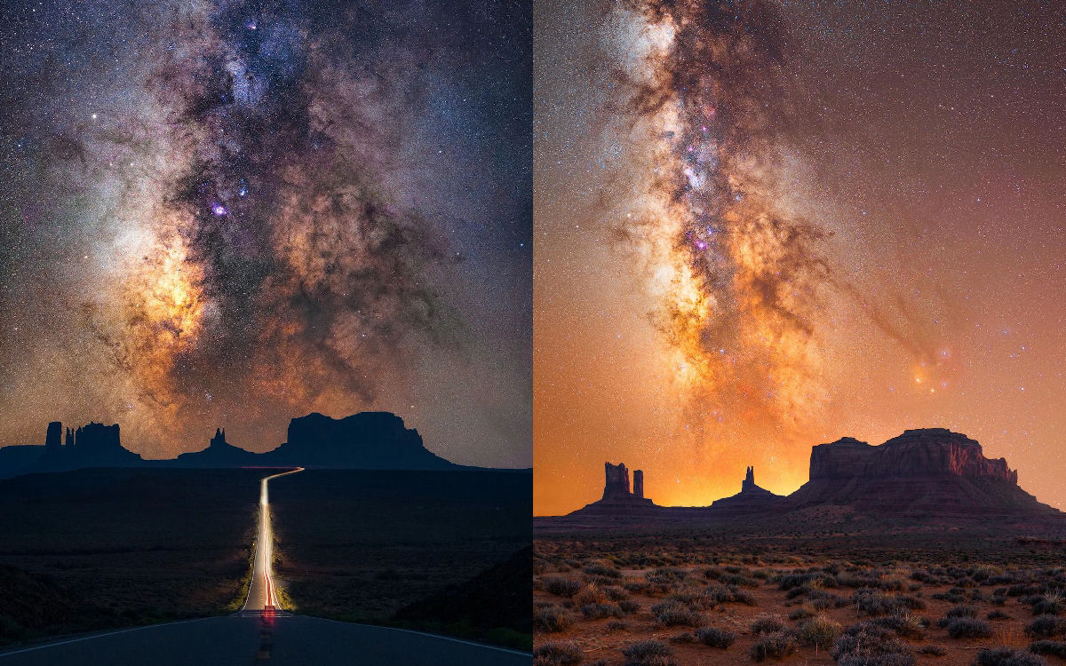 Astrofotografia incrvel mostra a beleza impetuosa de Monument Valley, no Arizona 01