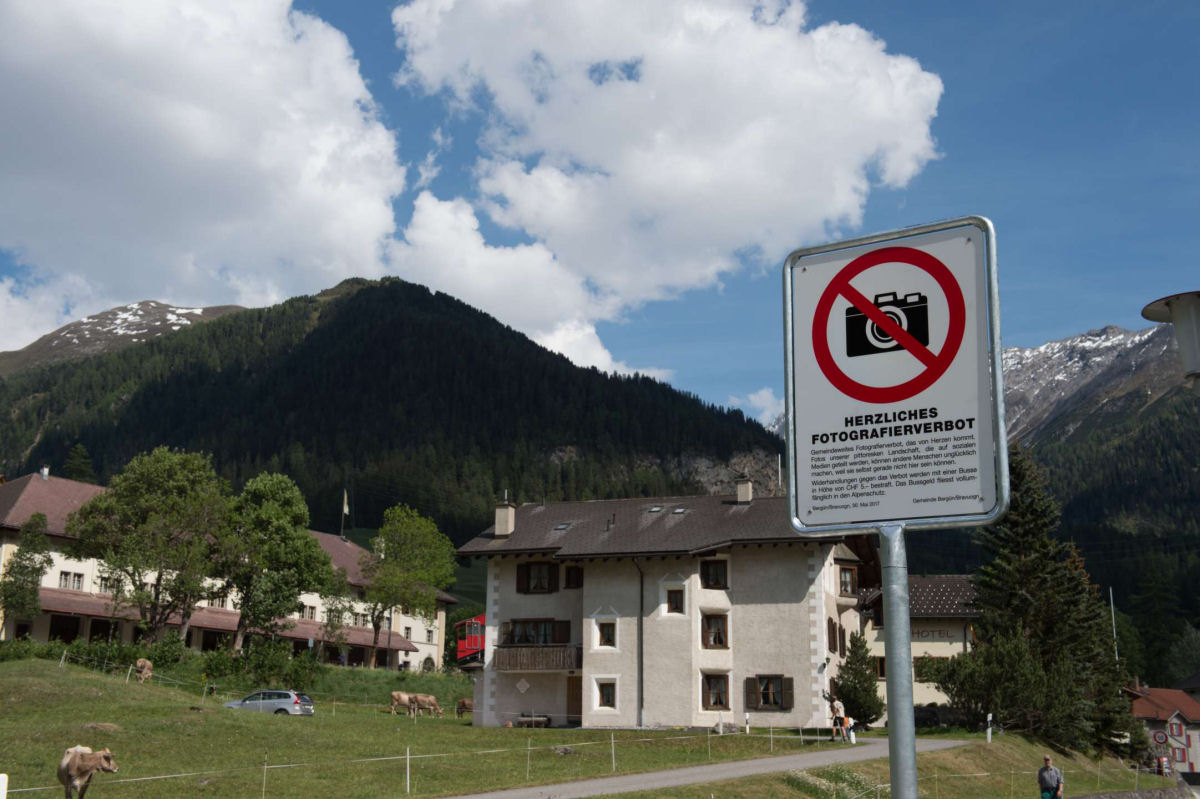 O primeiro povoado europeu onde  proibido fazer fotos