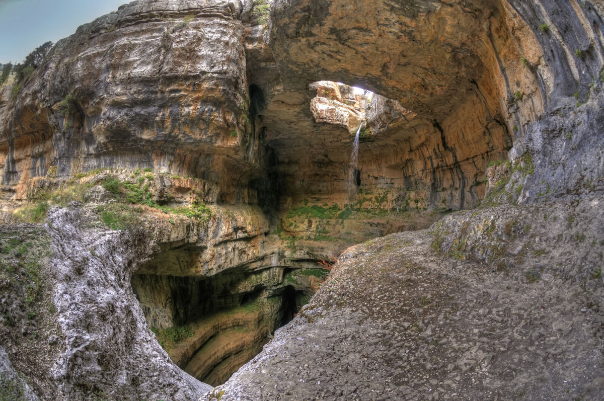Baatara, a catarata de três níveis do Líbano