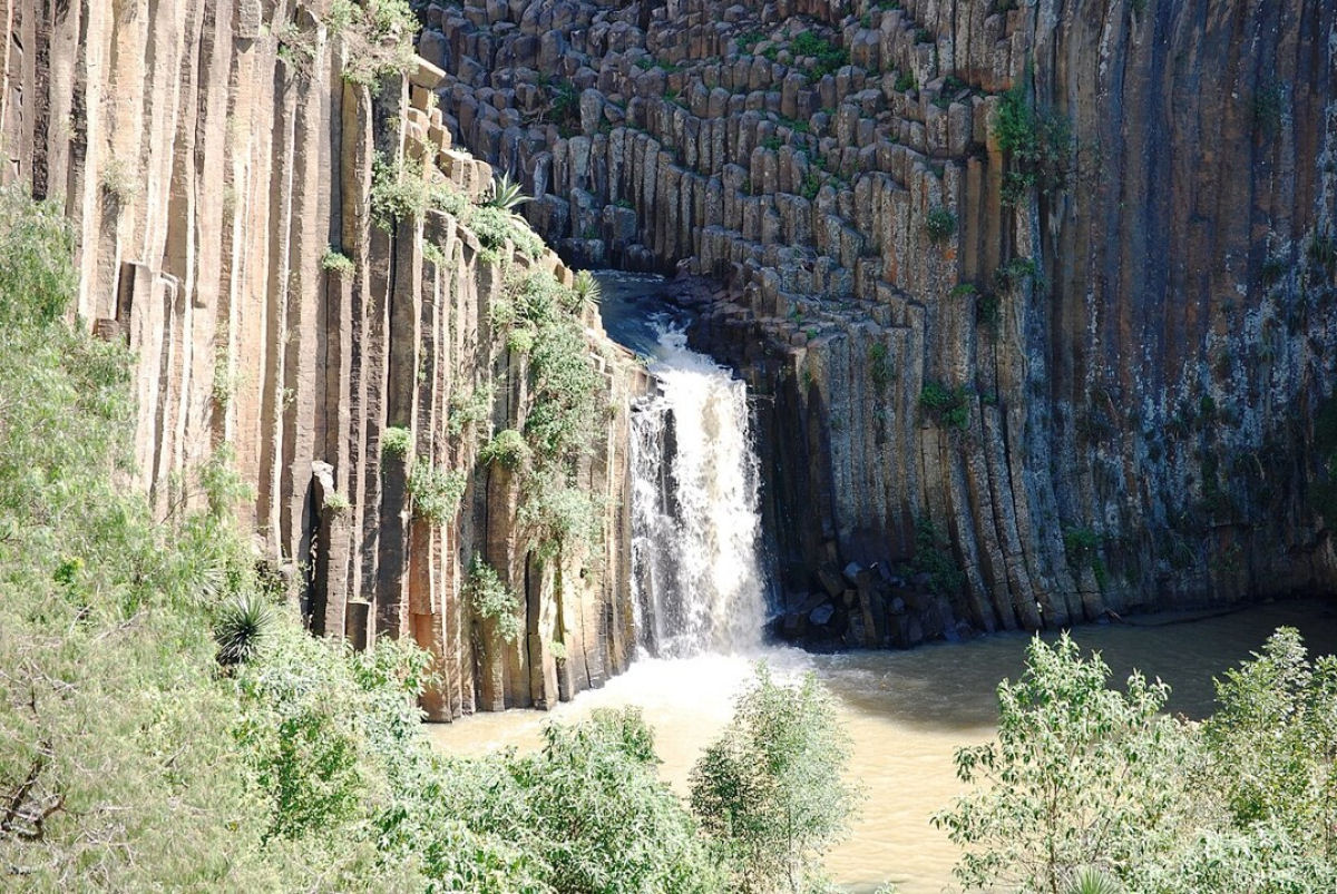 Os espetaculares prismas basálticos de Santa María Regla, no México