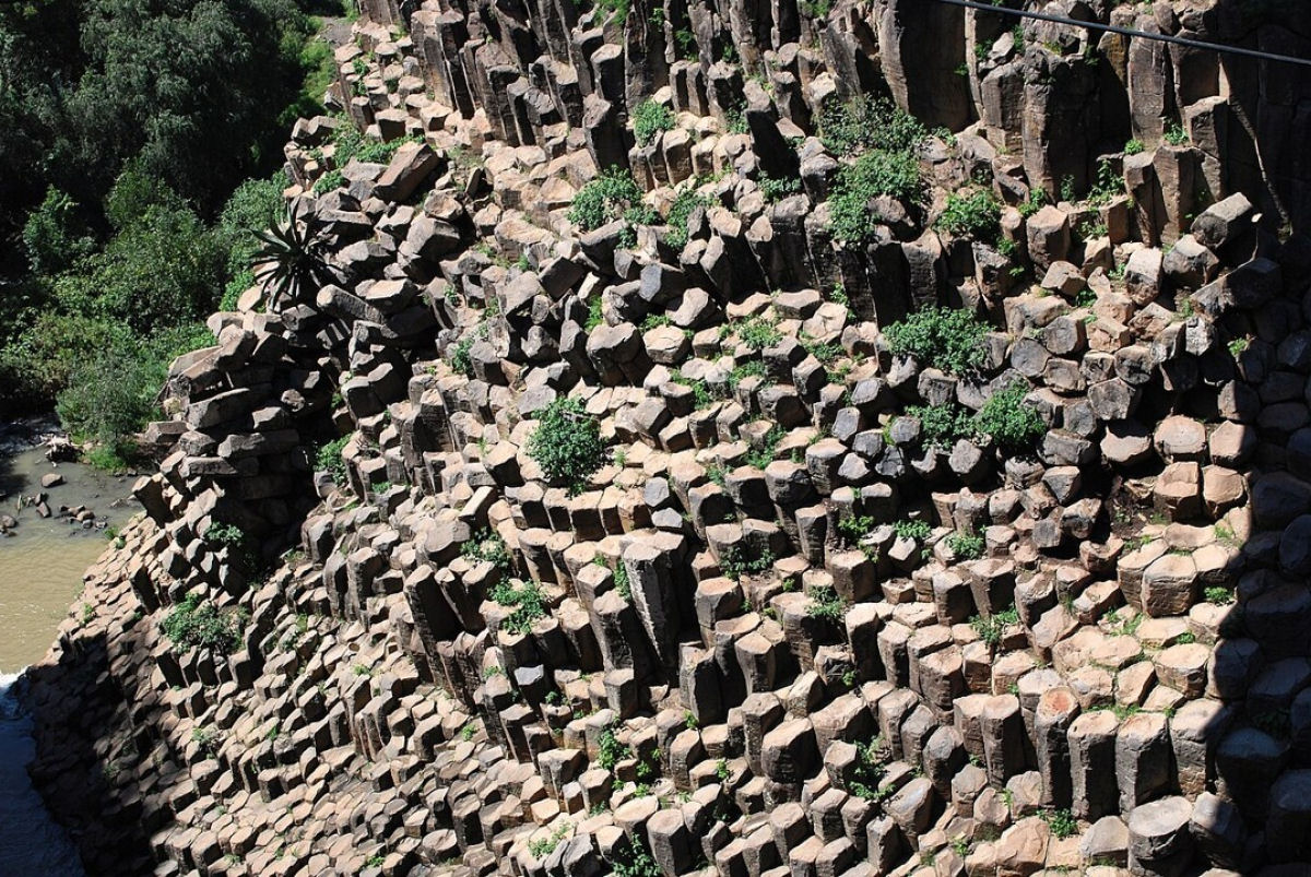 Os espetaculares prismas basálticos de Santa María Regla, no México