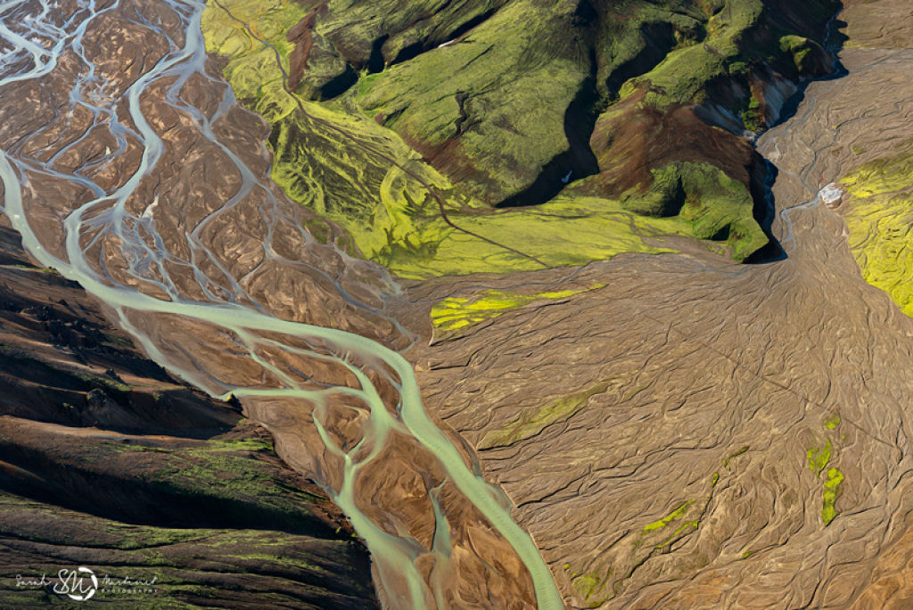 Impressionantes fotos areas das paisagens da Islndia 05