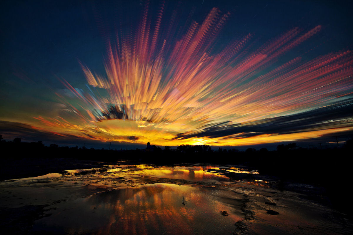 Céus pintados usando fotografias em time-lapse 10