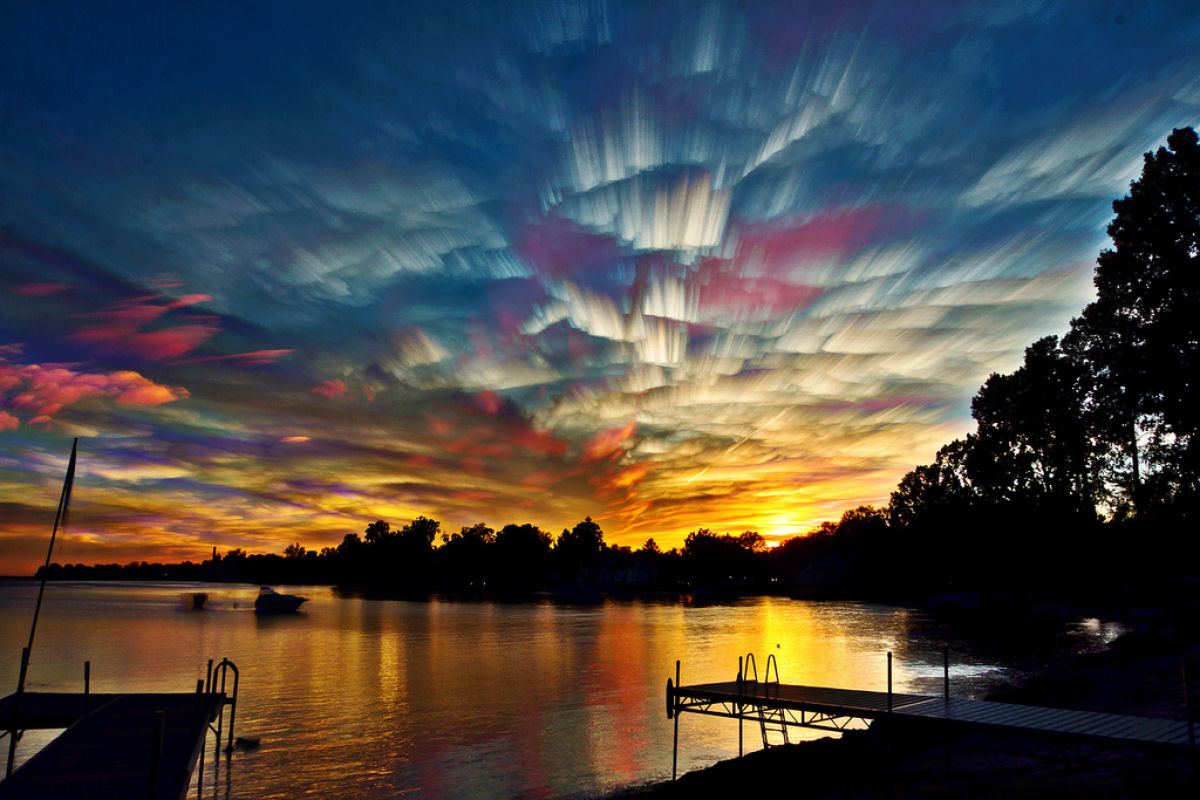 Céus pintados usando fotografias em time-lapse 15