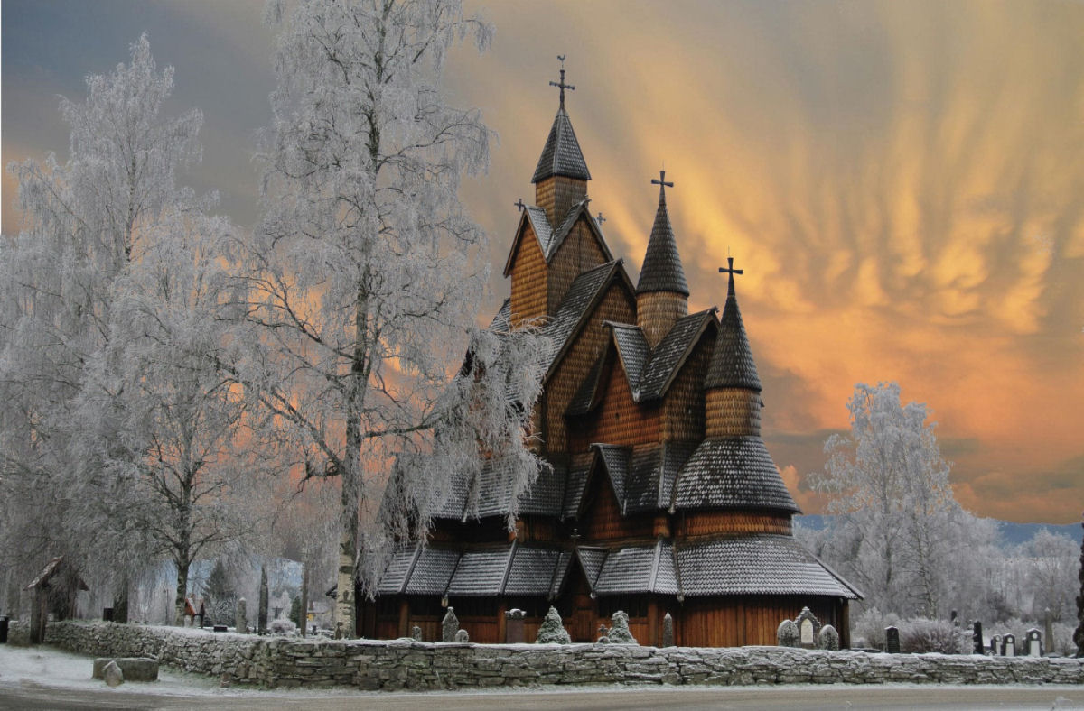 A bela igreja de madeira construída sem um único prego em Borgund, na Noruega 19