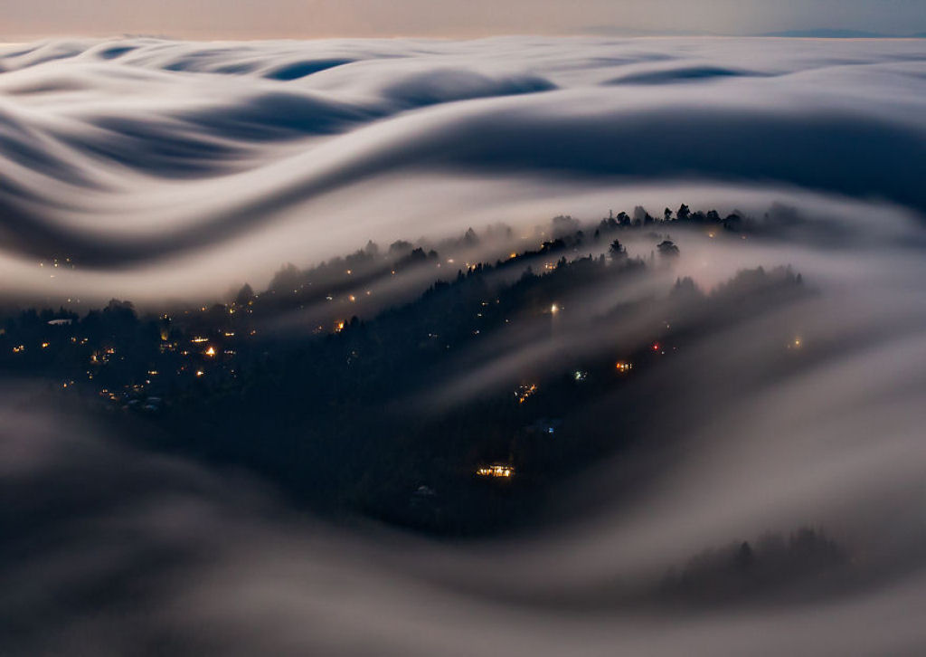 As oníricas ondas de nevoeiro registradas pelo fotógrafo Nick Steinberg 09