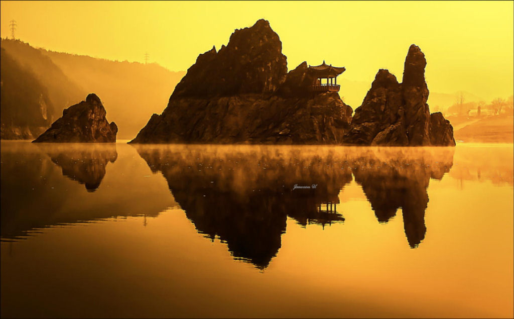 Paisagens deslumbrantes refletidas capturam a beleza da Coreia do Sul 13