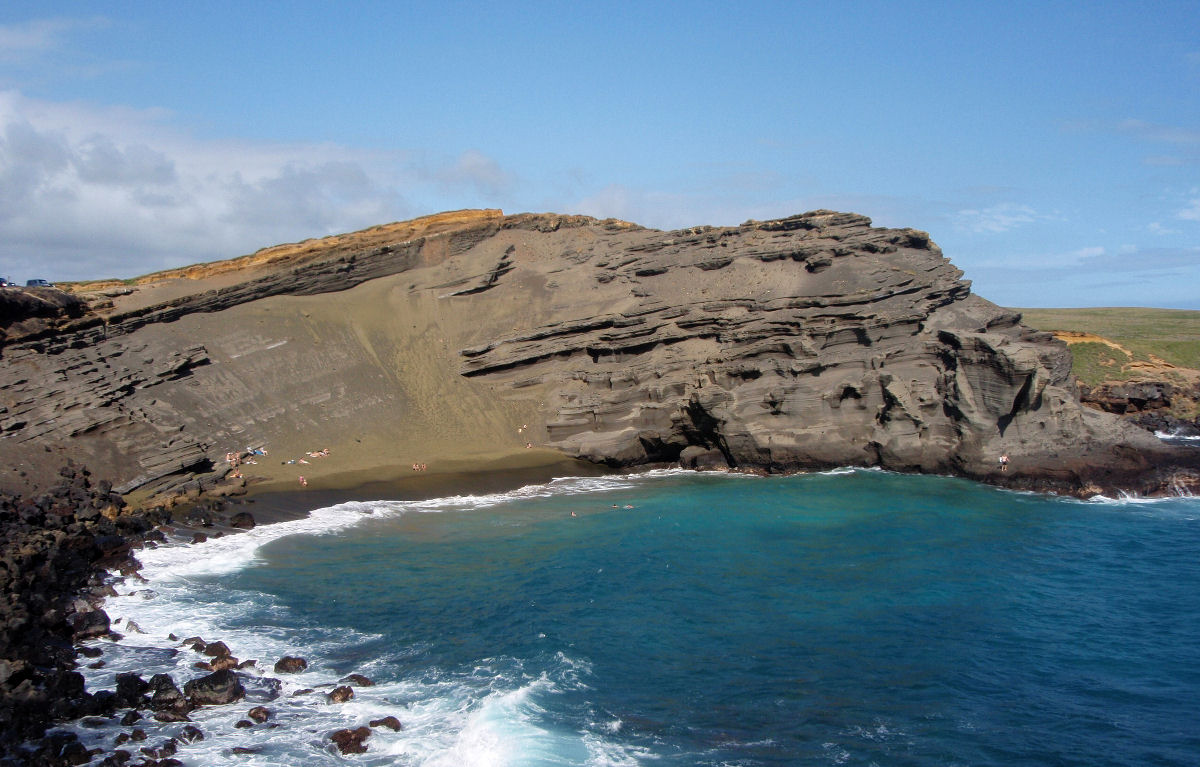Papakōlea, a praia-verde havaiana que n�o deveria existir