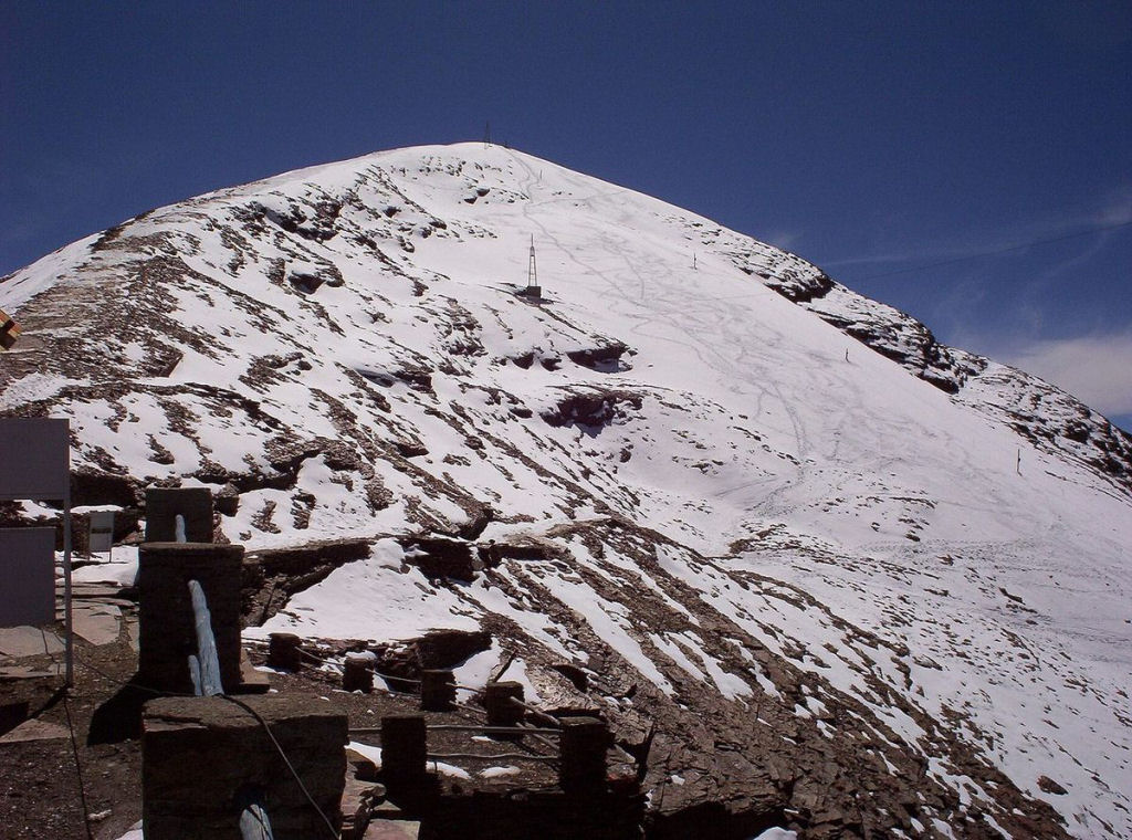 A estância de esqui abandonada de Chacaltaya, na Bolívia