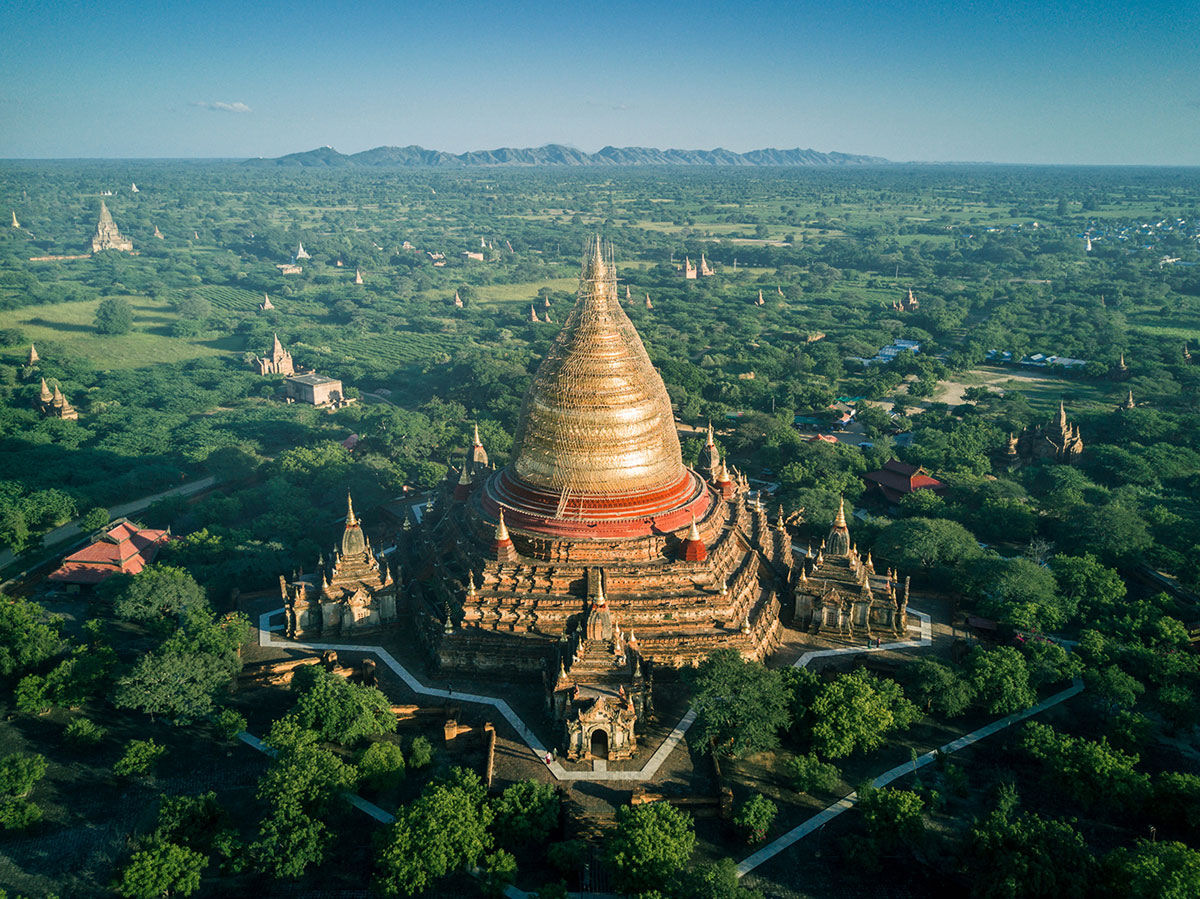Você vai ter que pegar seu queixo no chão ao ver estas fotos dos templos de Mianmar 01