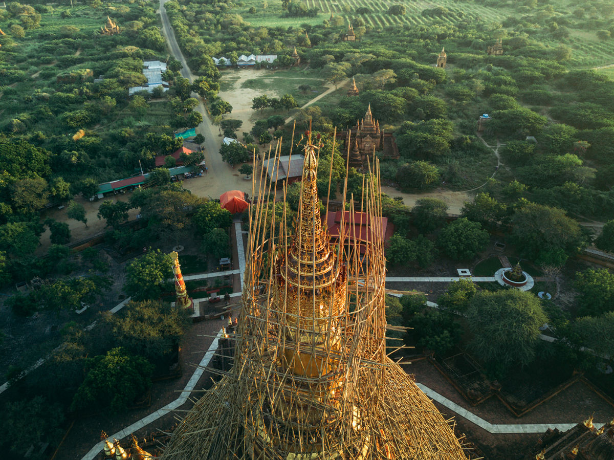 Você vai ter que pegar seu queixo no chão ao ver estas fotos dos templos de Mianmar 10