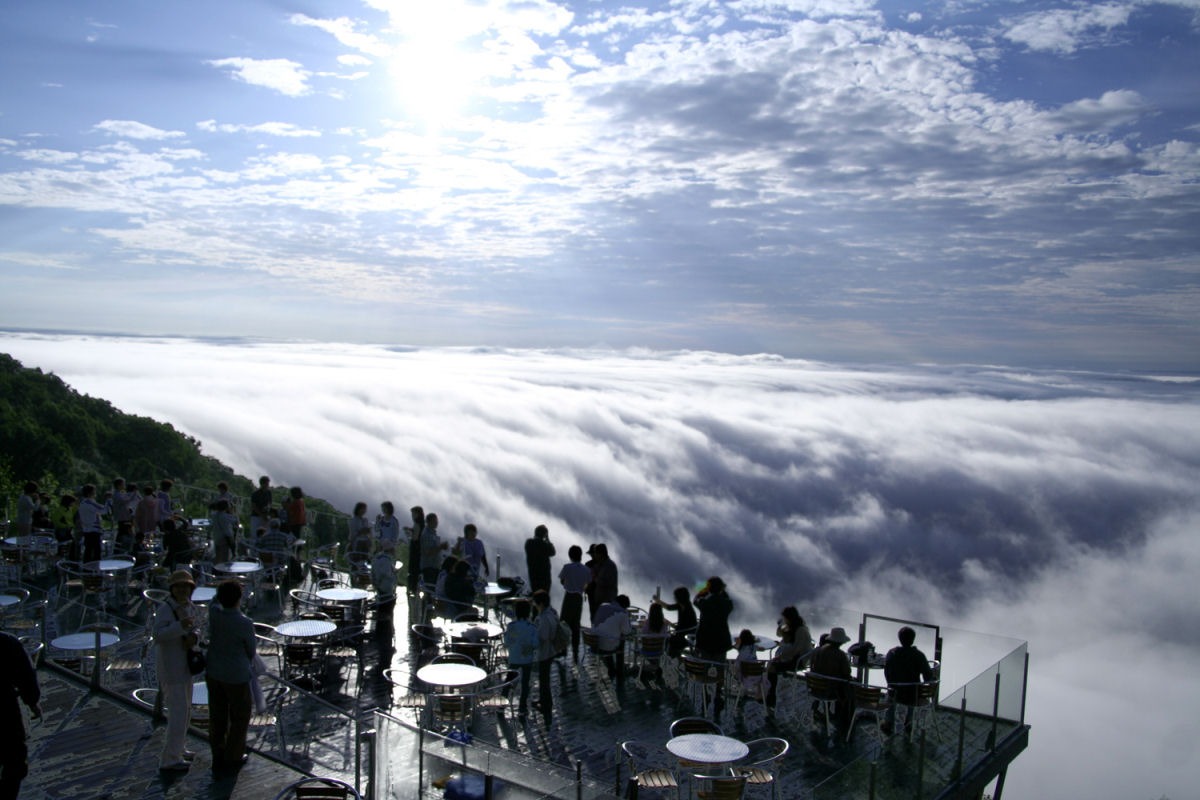 O terraço Unkai de Tomamu - Um lugar mágico acima das nuvens