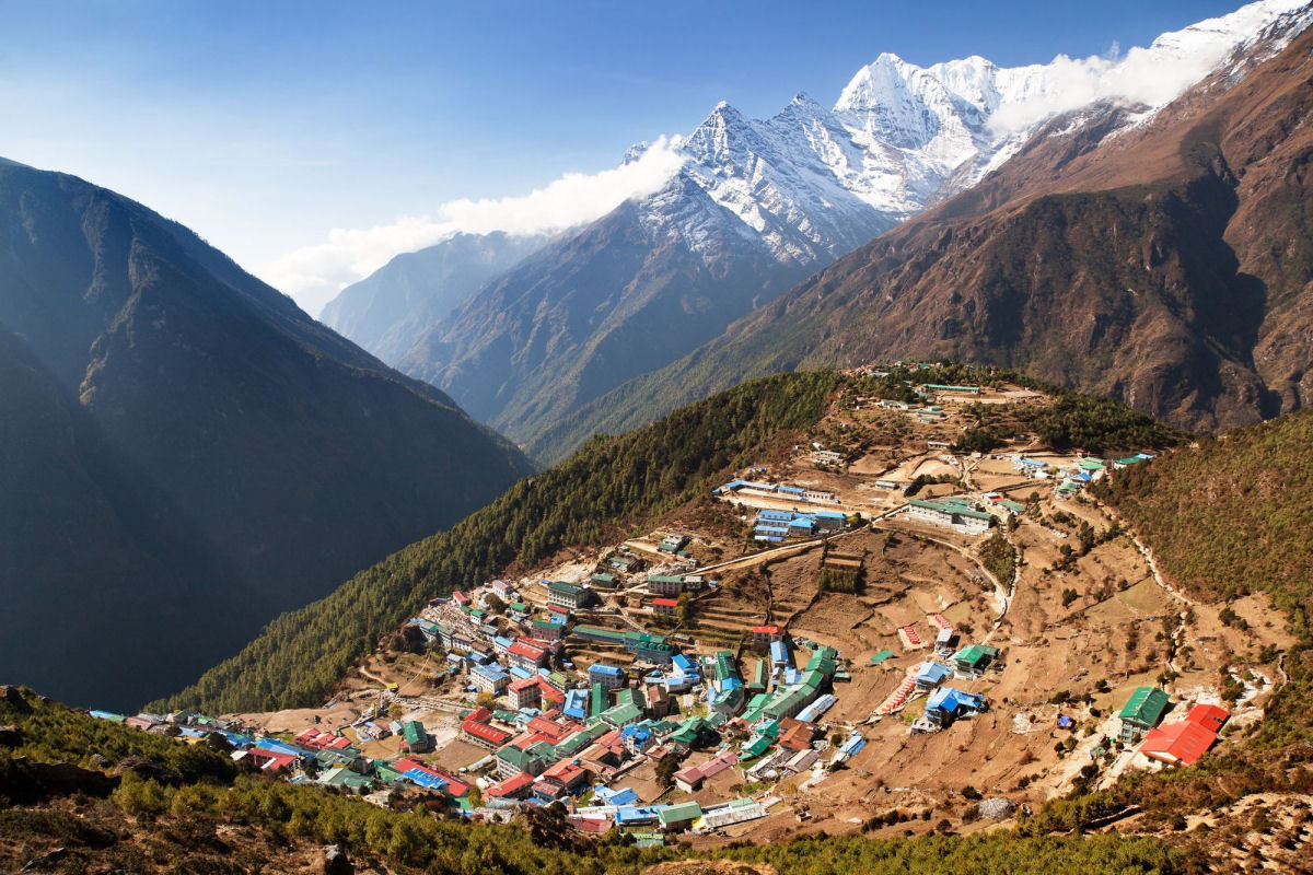 Desfrute de um passeio pelas montanhas do Himalaia e ouça histórias de Khumbu, no Nepal