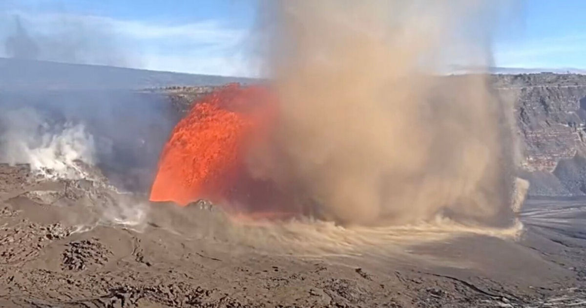 Imagens incrveis mostram um 'Vulnado' no vulco Kīlauea, no Hava