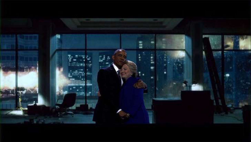 O abrao entre Obama e Hillary Clinton transformou-se em uma lendria batalha de Photoshop 20