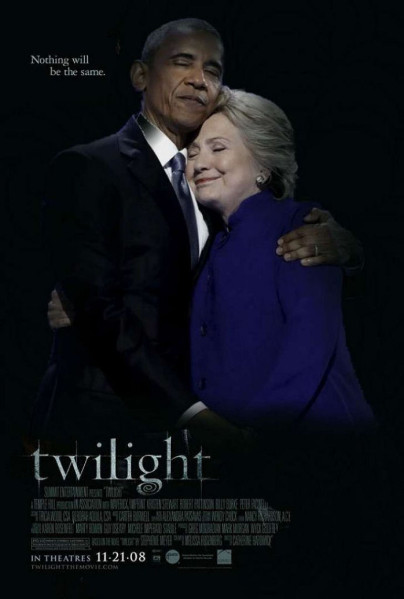 O abrao entre Obama e Hillary Clinton transformou-se em uma lendria batalha de Photoshop 22