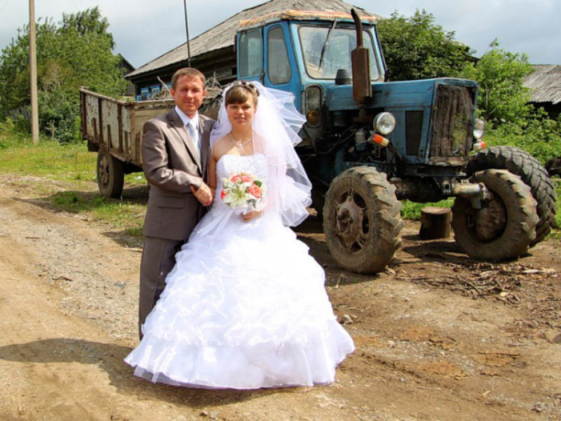Hilariantes fotos de álbuns de casamentos russos 12
