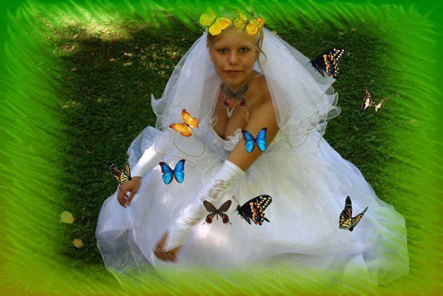 Hilariantes fotos de álbuns de casamentos russos 14