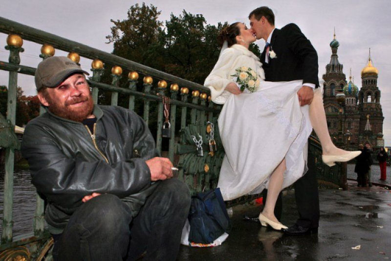 Hilariantes fotos de álbuns de casamentos russos 18