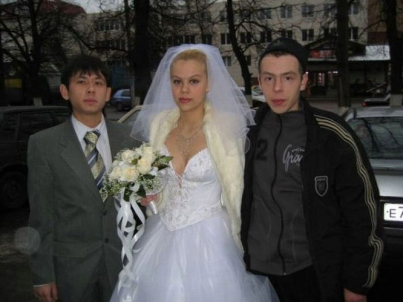 Hilariantes fotos de álbuns de casamentos russos 33
