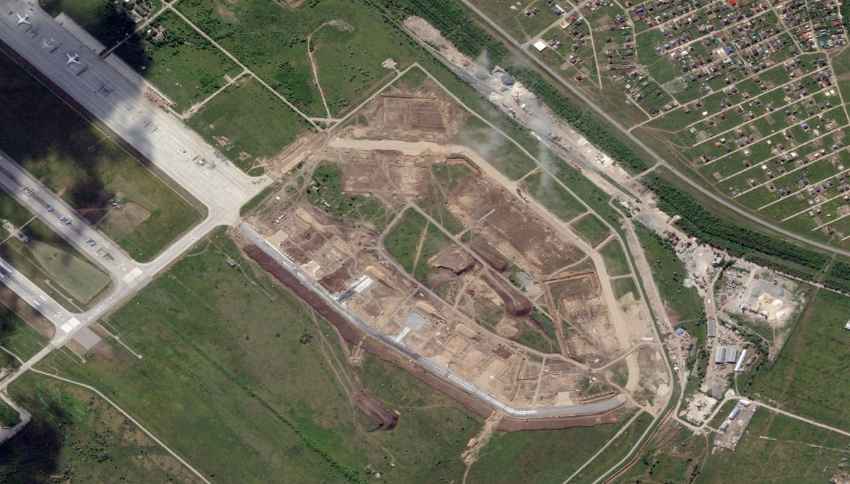 Imagens de sat�lite revelam que a R�ssia est� tentando ocultar sua frota nuclear