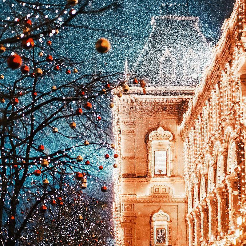 A cidade de Moscou e seu aspecto de conto de fadas durante o Natal ortodoxo 04