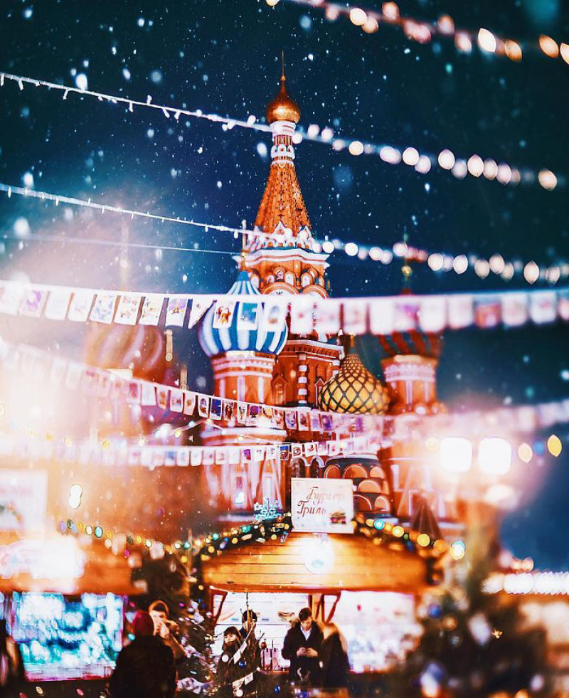 A cidade de Moscou e seu aspecto de conto de fadas durante o Natal ortodoxo 14