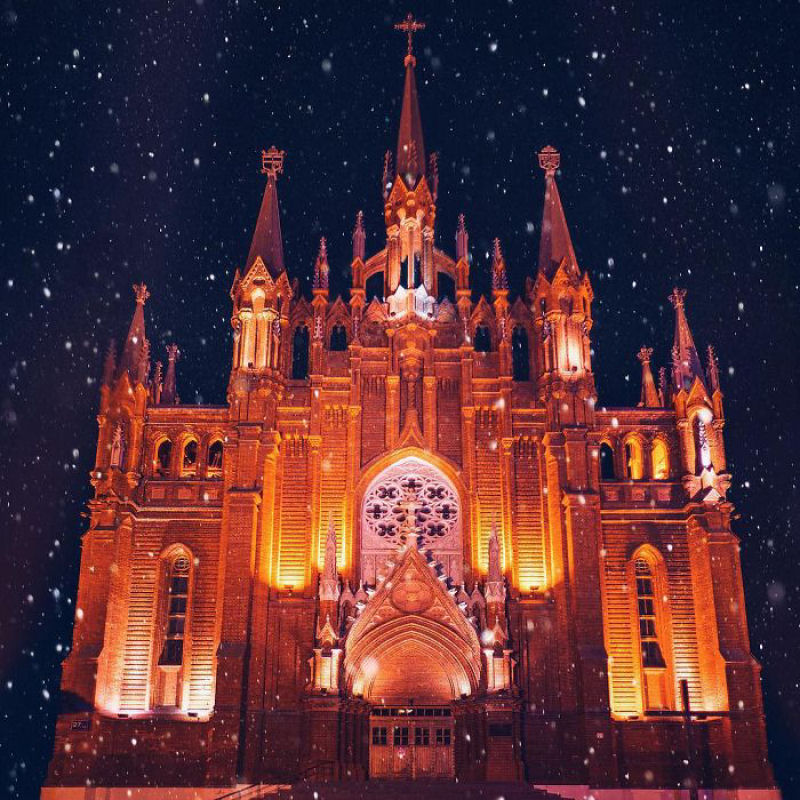 A cidade de Moscou e seu aspecto de conto de fadas durante o Natal ortodoxo 16
