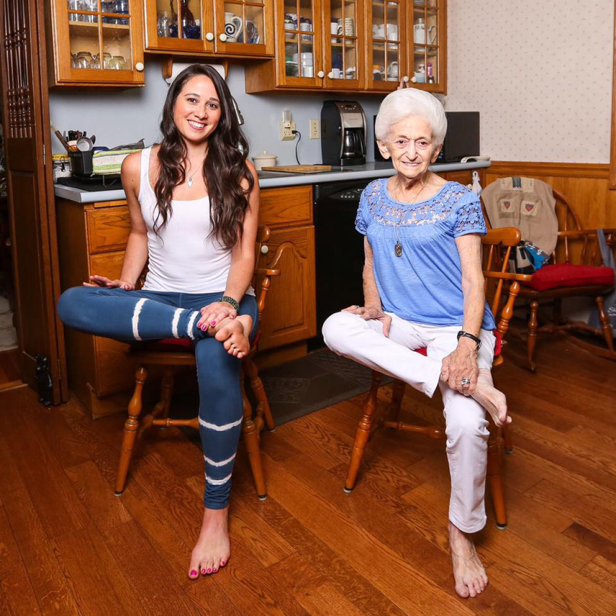 A transformao incrvel de uma vov de 86 anos por causa da ioga