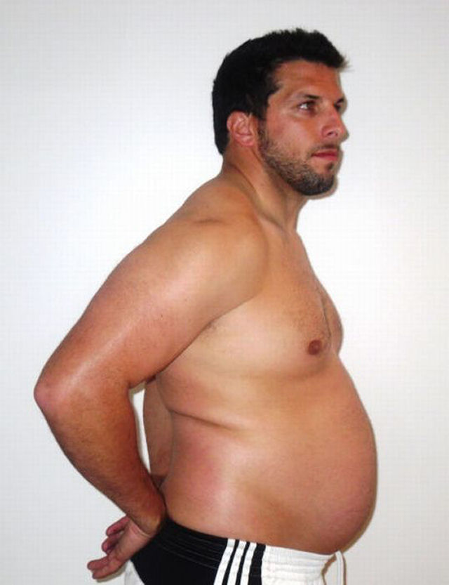 Personal Trainer engorda 30 kg voluntariamente para experimentar obesidade 32