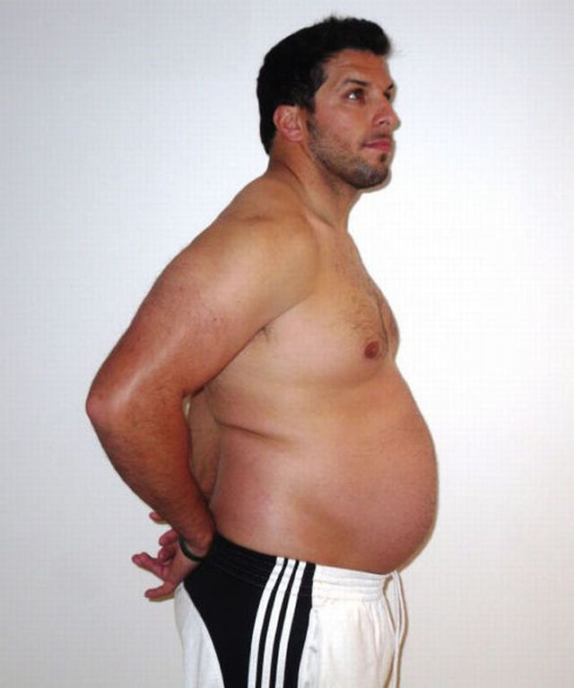 Personal Trainer engorda 30 kg voluntariamente para experimentar obesidade 34