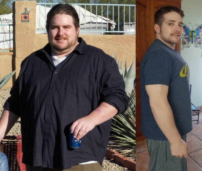 O antes e o depois destas justaposições de perda de peso parecem mostrar pessoas totalmente diferentes 16