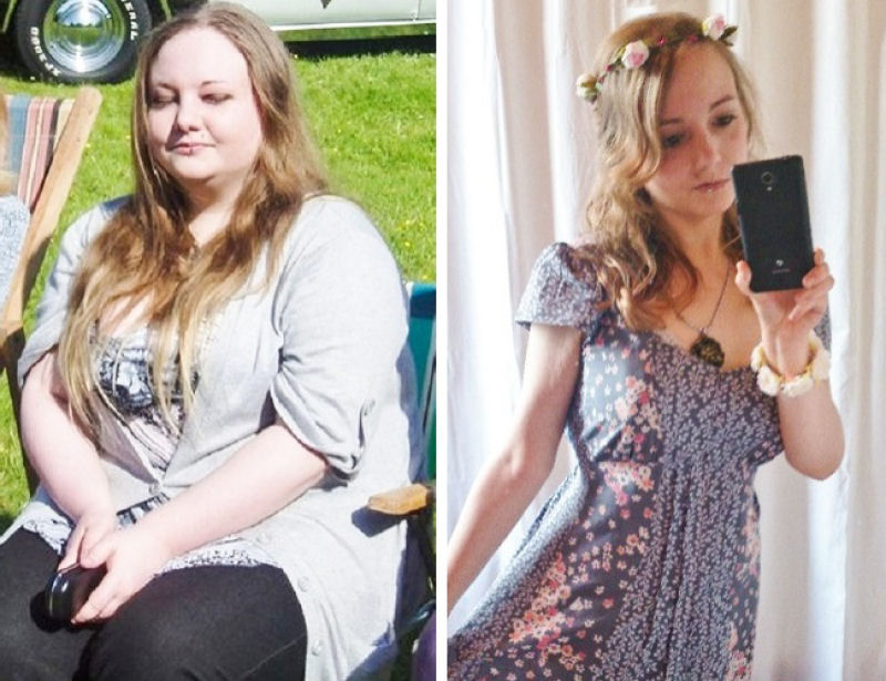 O antes e o depois destas justaposições de perda de peso parecem mostrar pessoas totalmente diferentes 18