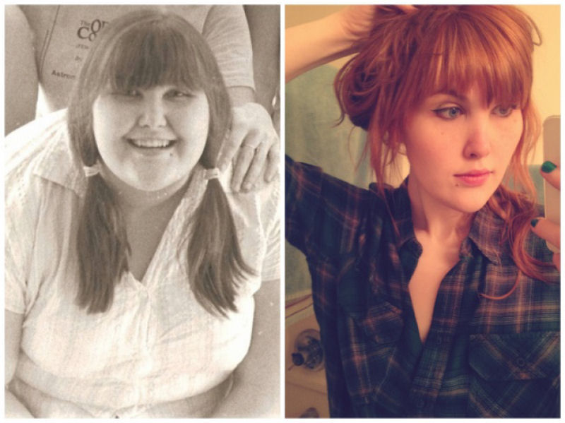 O antes e o depois destas justaposições de perda de peso parecem mostrar pessoas totalmente diferentes 19