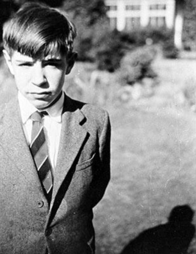 Stephen Hawking quando tinha 12 anos.