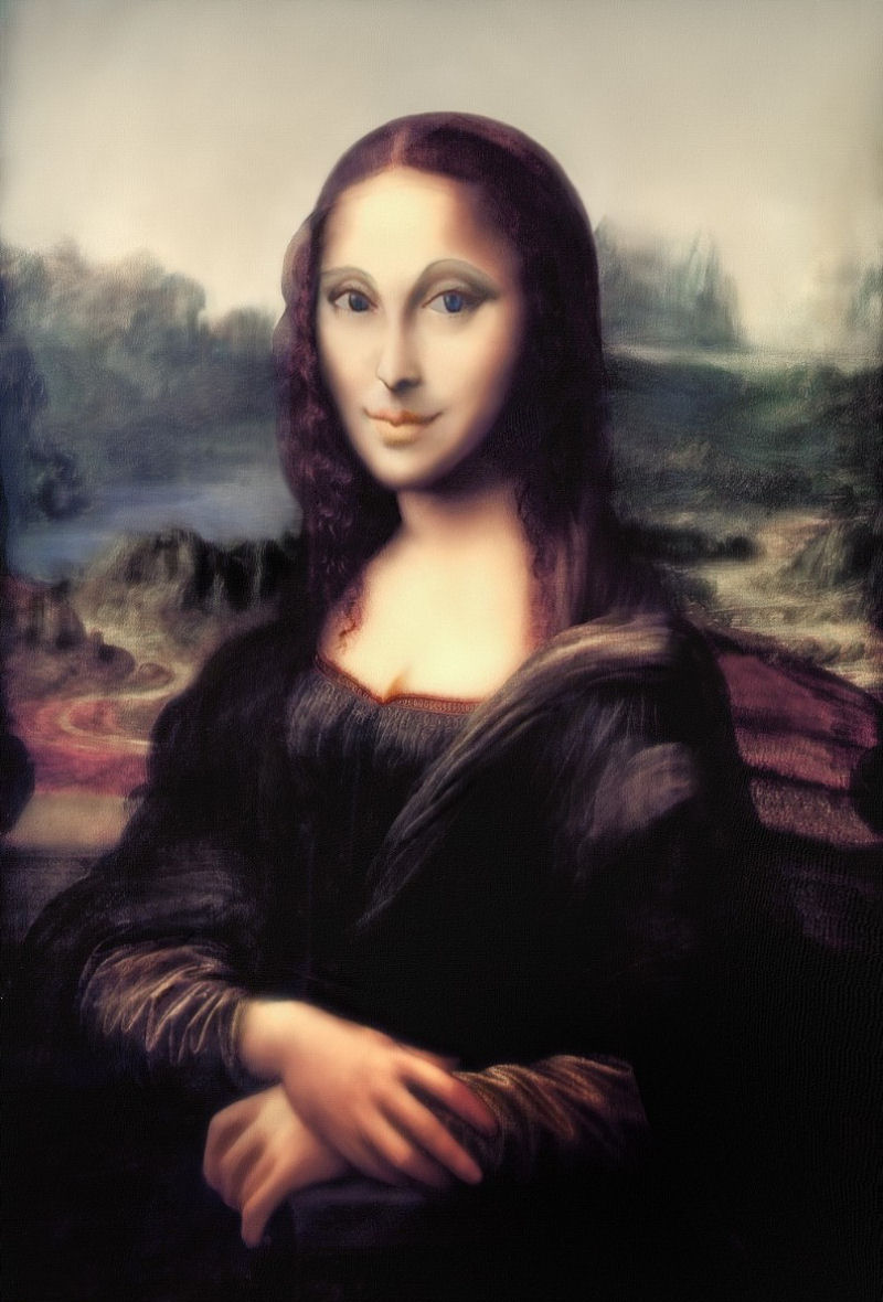 Se existisse Photoshop na poca de Monalisa.