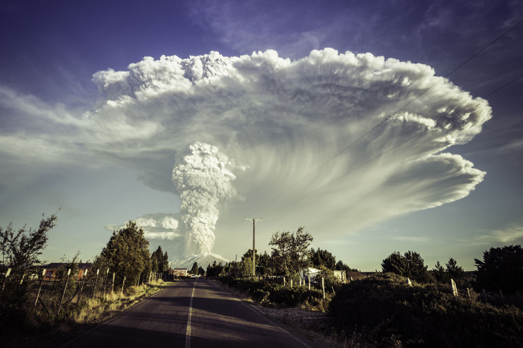 A erupção do Calbuco por Marcelo Utreras.