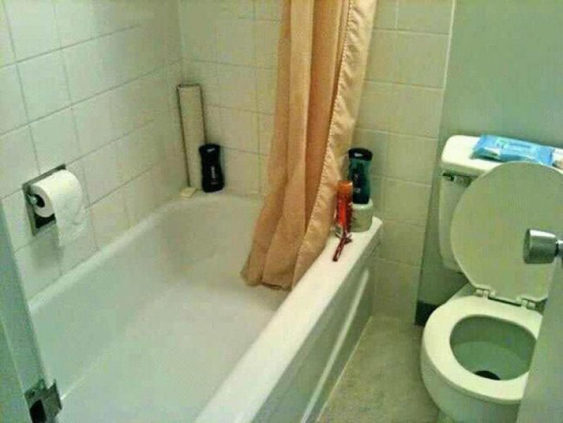 Esta banheira no estava a.