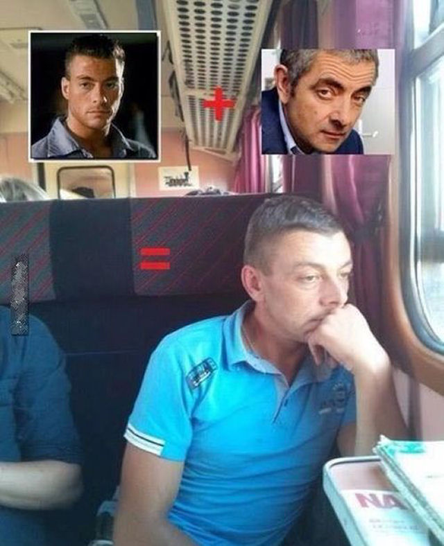 van Damme + Mr. Bean.
