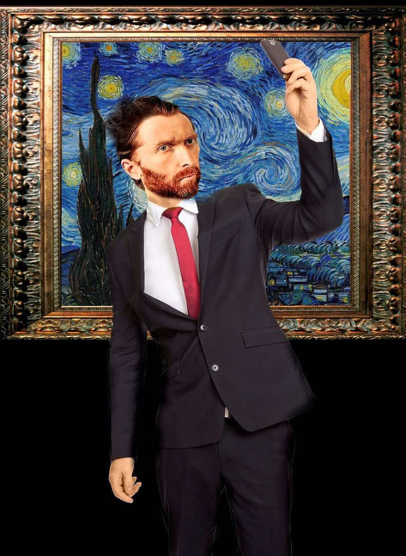 Selfie de Vincent van Gogh.